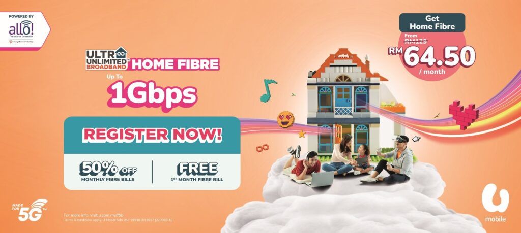 U Mobile Collabs With Allo To Expands Its High Speed Fibre Broadband Coverage - 17