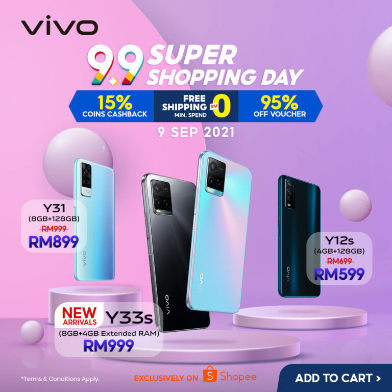 Enjoy Exclusive Discounts With vivo x Shopee 9.9 Super Shopping Day - 16