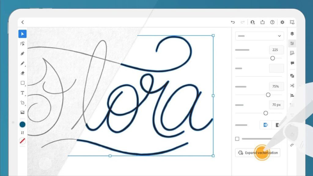 Adobe Sensei Vectorize technology preview