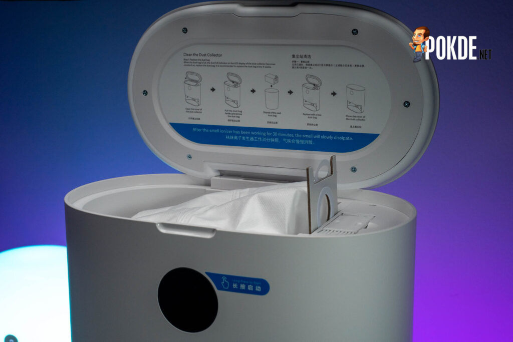 roidmi eve plus dock dust compartment