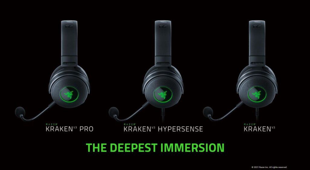 New Razer Kraken V3 Family Unveiled at RazerCon 2021