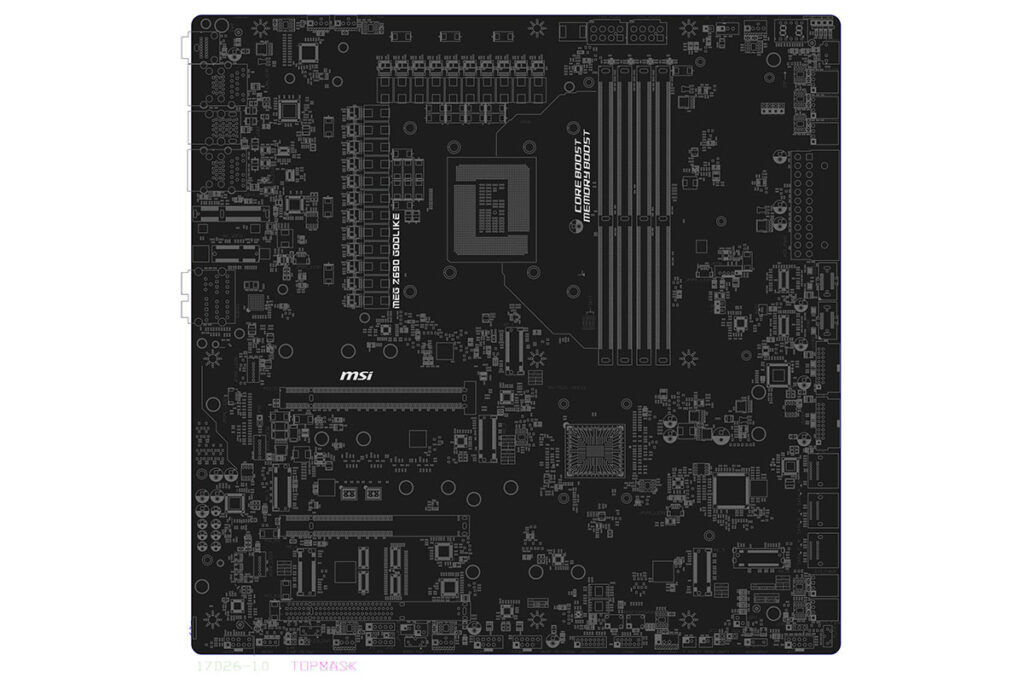 MSI MEG Z690 GODLIKE motherboard front