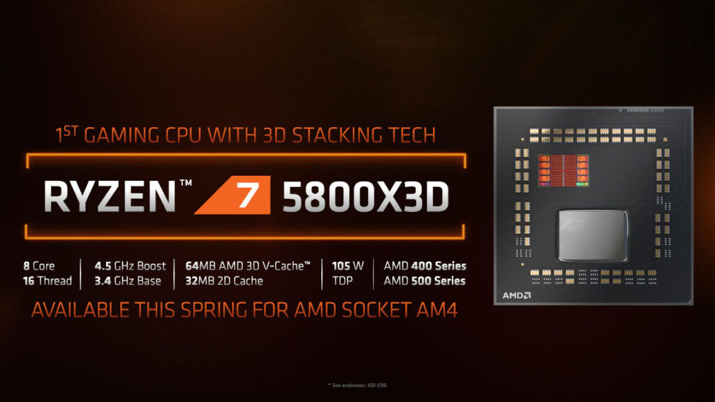 AMD Ryzen 7 5800X3D features