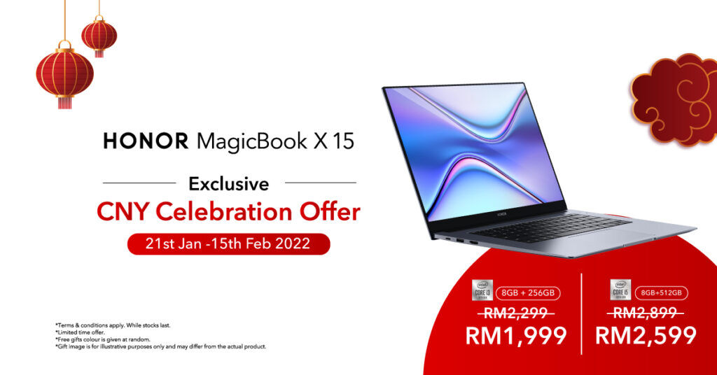 Get The HONOR MagicBook X 15 At RM300 Off During HONOR CNY Celebration - 16