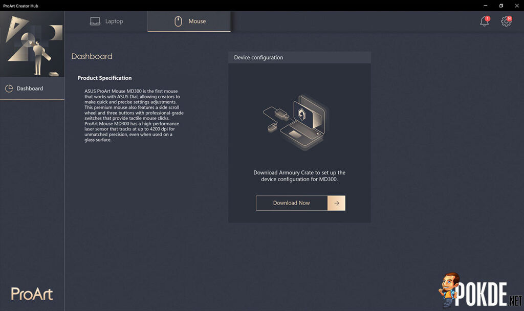 ASUS ProArt Mouse MD300 Review ProArt Creator Hub why