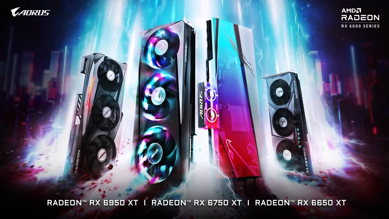 Custom AMD GPUs are now available from GIGABYTE.