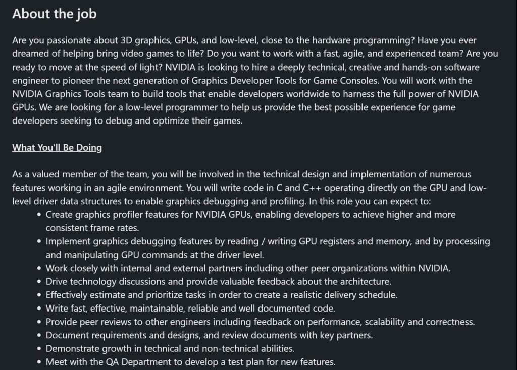 Next Gen Nintendo Switch Development Hinted with New NVIDIA Job Listing