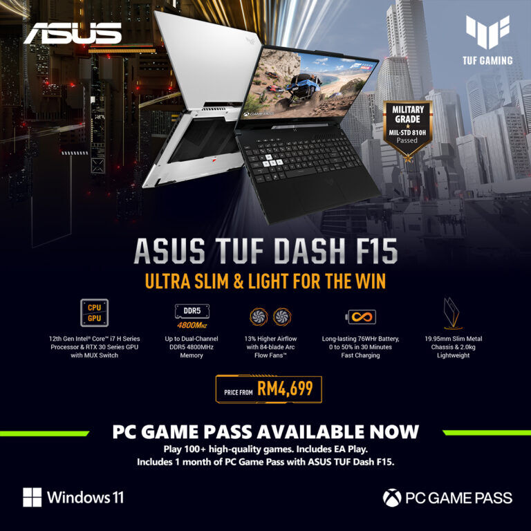 ASUS TUF DASH F15 2022