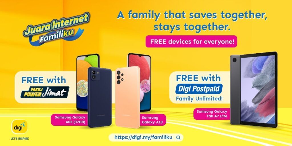 Digi Prepaid NEXT20 Launched with Other Juara Internet Familiku Promotions