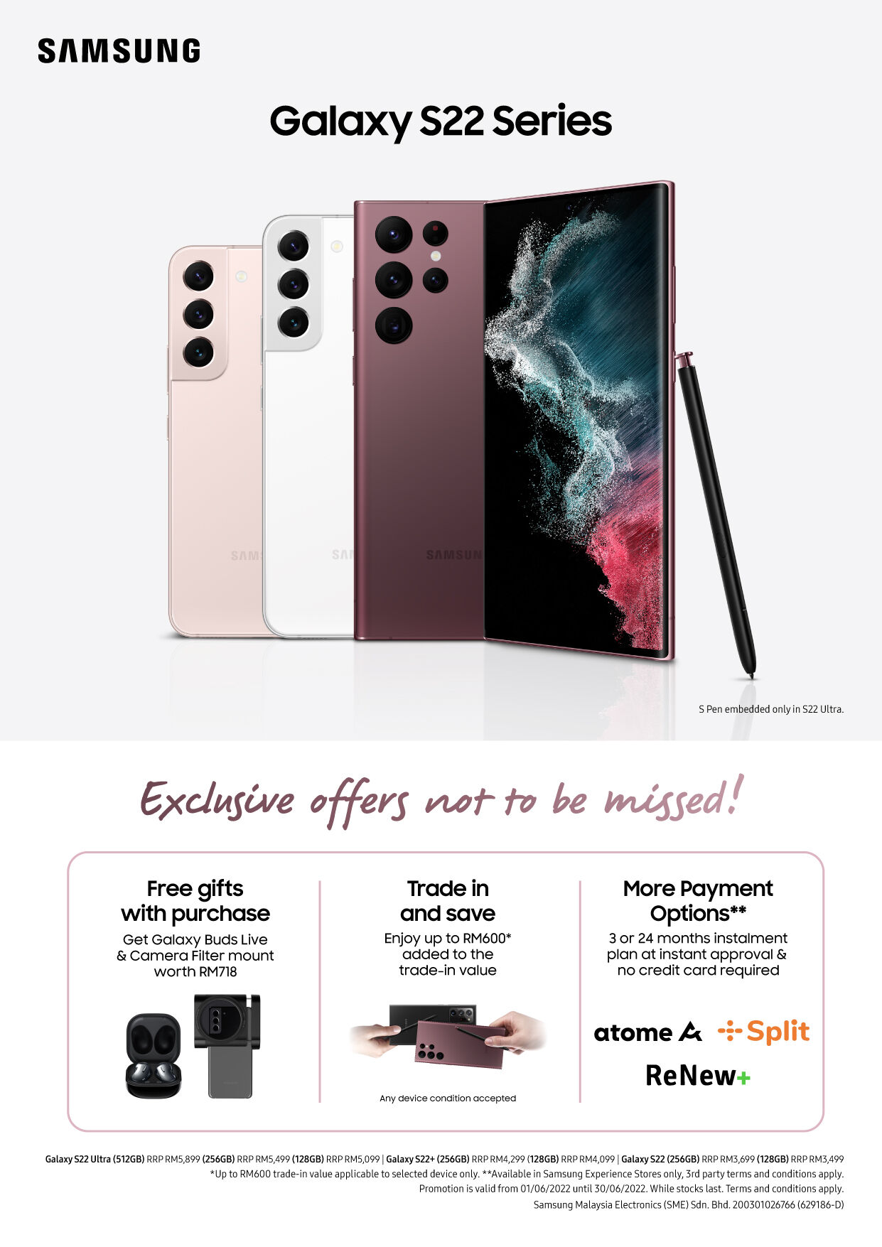 Samsung Latest Online Exclusive Offers This June