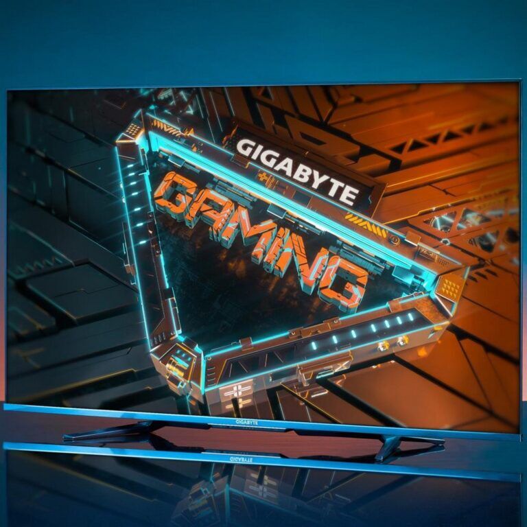 The GIGABYTE S55U is a Monstrous 55-inch 4K Gaming Monitor