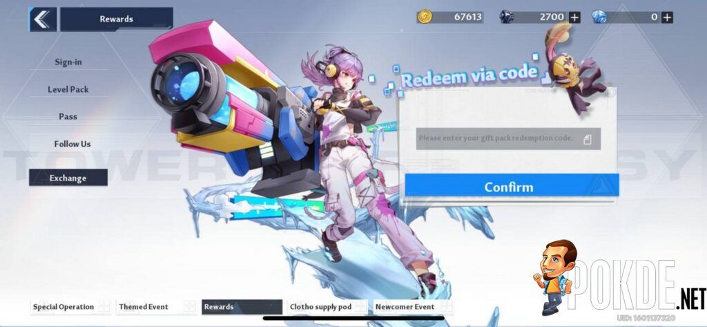 Tower of Fantasy Codes List for Free In-Game Rewards
