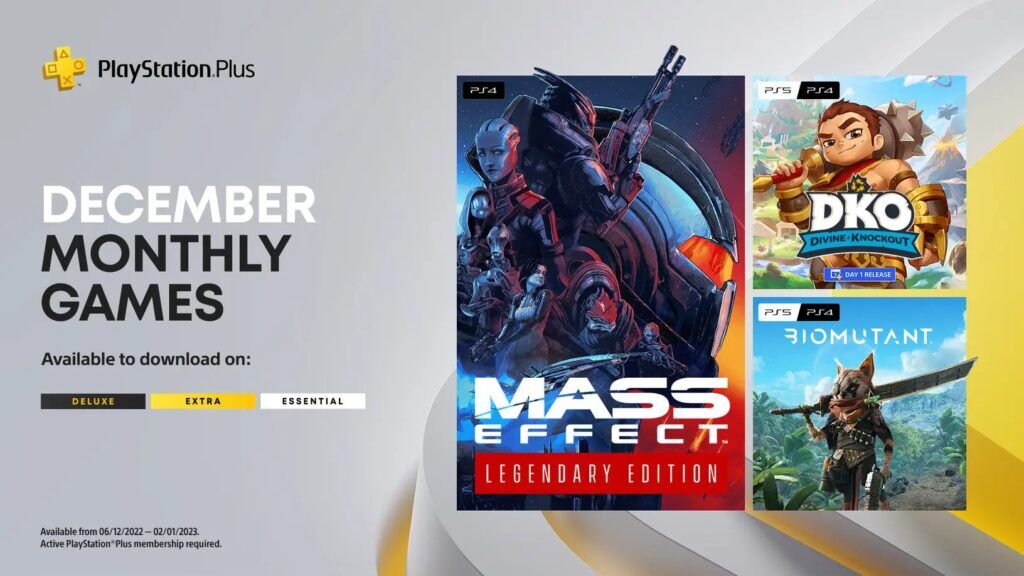 PS Plus Asia December 2022 FREE Games Lineup