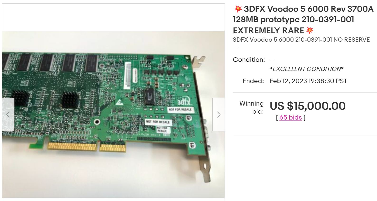 One of 3dfx's Final, Quad-chip Video Card Was Sold For $15,000 - 19 One of 3dfx's Final, Quad-chip Video Card Was Sold For $15,000