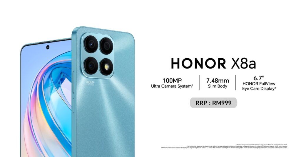 HONOR X8a Launches in Malaysia for Under RM1,000